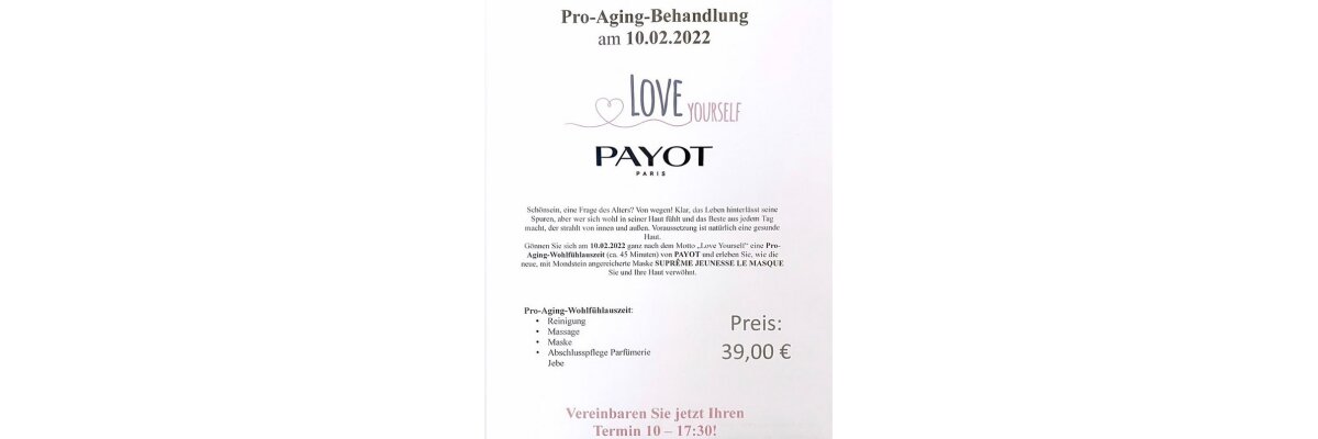 Payot Pro Aging Behandlung - 