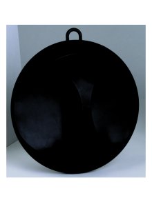 Efalock Handspiegel Ø 28cm Wandhalterung schwarz