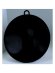 Efalock Handspiegel Ø 28cm Wandhalterung schwarz