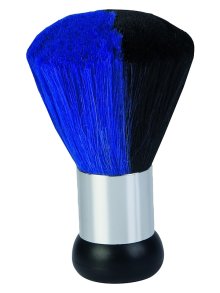 Efalock Nackenpinsel Standfuß blau-schwarz 11cm