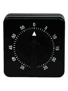 Efalock Timer mechanisch schwarz