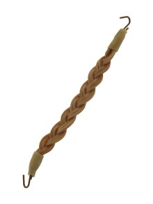 Haarbinder geflochten braun
