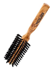 Dittmar Fönbürste halbrund Olivenholz 20,5cm