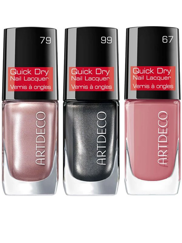 Vernis à Ongles ARTDECO Quick Dry Nail Lacquer - Teinte 45 Raspberry Prune - 10 Ml - Brillant - Séchage Rapide - Neuf