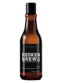 Redken Brews 3-in-1 Shampoo 300ml