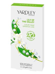 Yardley Seife Lily of the Valley 3x100g