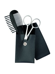 Erbe Bartpflege-Etui 19120 2-teilig rostfrei