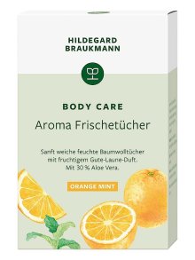 Braukmann Body Care Aroma Frischetücher Orange Mint 10 Stück