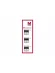 Moser Magnet-Aufsteckkamm 1801-7010 3er Set