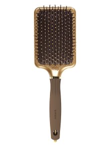 Olivia Garden Expert Care Rectangular Paddelbürste gold & braun