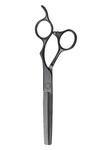 Olivia Garden SilkCut PRO Matt Black Modellierschere 6,0 35T