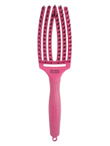 Olivia Garden Fingerbrush Combo Medium Hot Pink