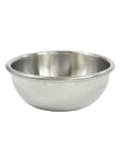 Golddachs Rasierschale Metall verchromt 8,5cm
