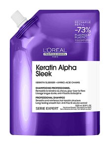 Loreal SE Keratin Alpha Sleek Shampoo Refill 500ml