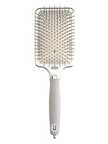 Olivia Garden Expert Care Rectangular Paddelbürste silber L